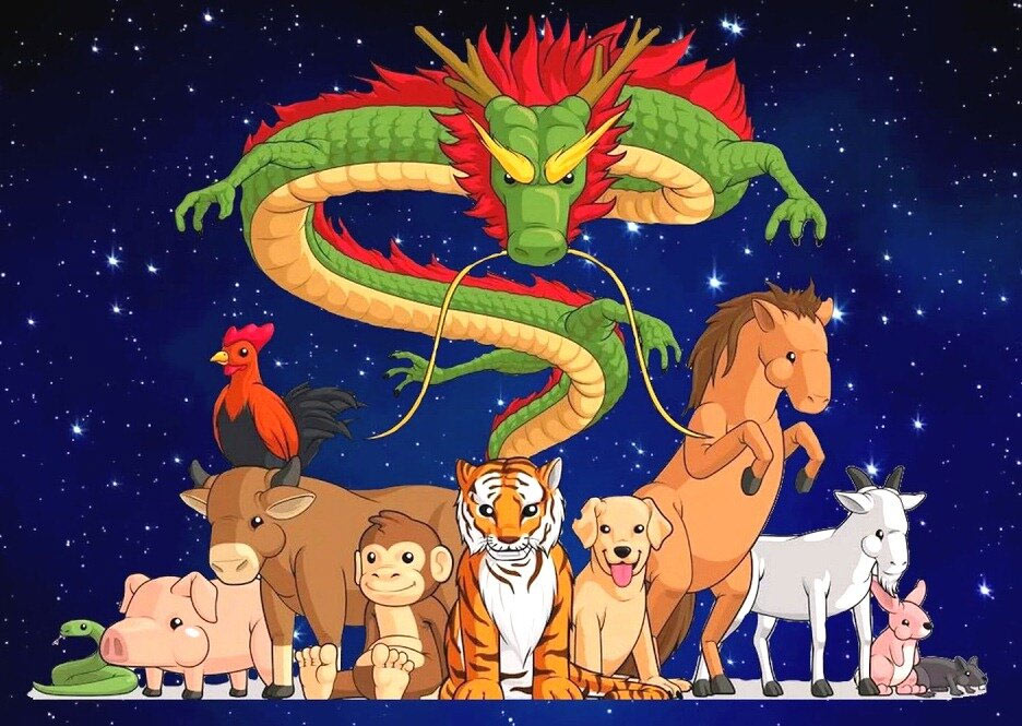 Загадки про 12 животных китайского гороскопа