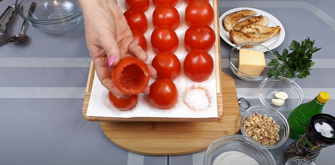 Рецепт фаршированных помидор - шаг 2