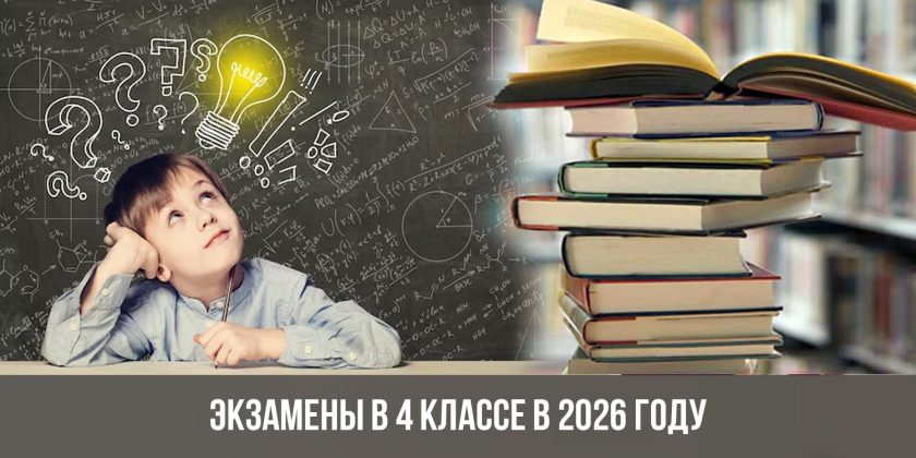 Экзамены в 4 классе в 2026 году