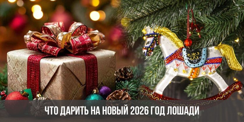 Что дарить на Новый 2026 год Лошади