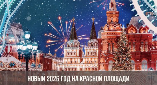 новый год 2026 на красной площади