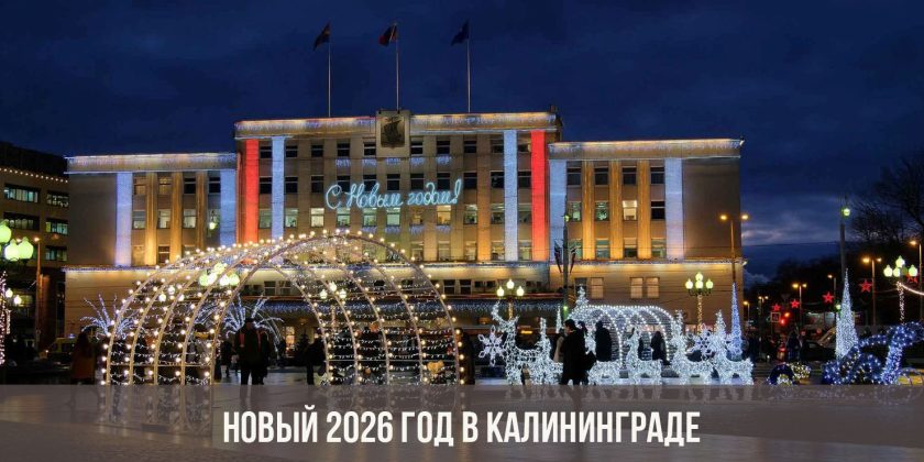 Новый 2026 год в Калининграде