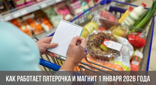 Как работает Пятерочка и Магнит 1 января