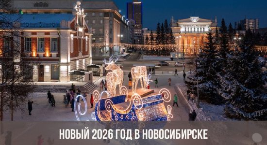 Новый 2026 год в Новосибирске