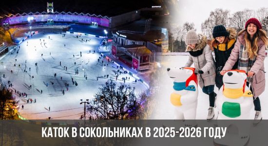 Каток в Сокольниках в 2025-2026 году