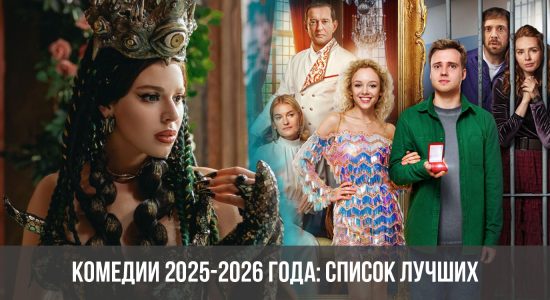 Комедии 2025-2026 года: список лучших